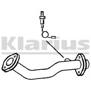 Труба выхлопного газа KLARIUS SZ109P