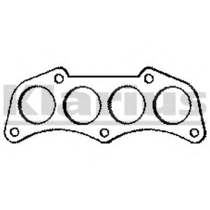 Прокладка, труба выхлопного газа KLARIUS 410622