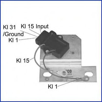Коммутатор, система зажигания HITACHI 138015