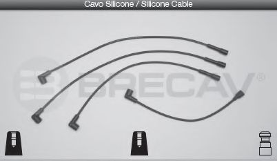 Комплект проводов зажигания BRECAV 16406
