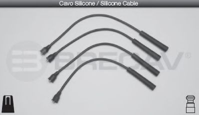 Комплект проводов зажигания BRECAV 21552