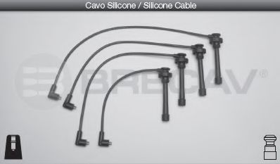 Комплект проводов зажигания BRECAV 28525