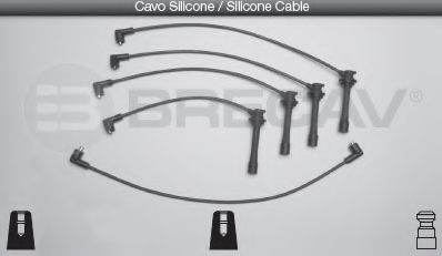 Комплект проводов зажигания BRECAV 33.517