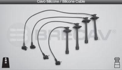 Комплект проводов зажигания BRECAV 33548