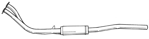 Труба выхлопного газа SIGAM 18106
