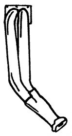 Труба выхлопного газа MTS 11650