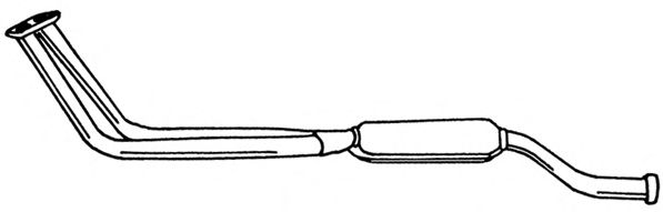 Труба выхлопного газа MTS 30037