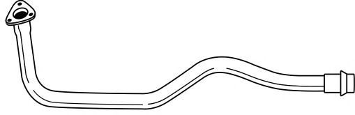 Труба выхлопного газа MTS 10185