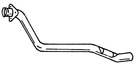 Труба выхлопного газа TESH 130246