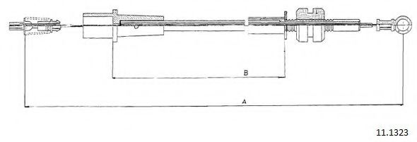 Тросик газа PEX 130385