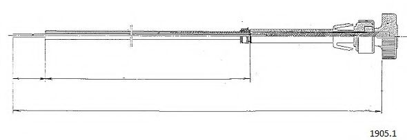Тросик стартера CABOR 1905.1