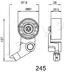 Устройство для натяжения ремня, ремень ГРМ JAPKO 45245