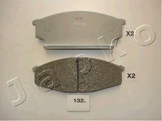 Комплект тормозных колодок, дисковый тормоз JAPKO 50132