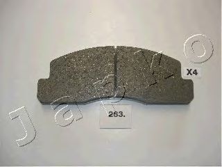 Комплект тормозных колодок, дисковый тормоз JAPKO 50283