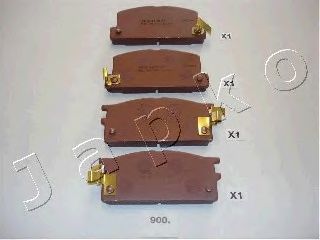 Комплект тормозных колодок, дисковый тормоз JAPKO 50900