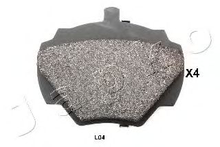 Комплект тормозных колодок, дисковый тормоз JAPKO 51L04