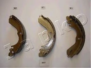 Комплект тормозных колодок JAPKO 55587
