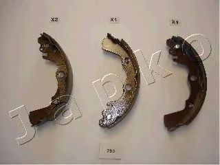 Комплект тормозных колодок KBP BS8402