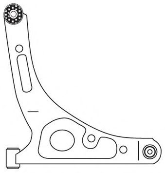 Рычаг независимой подвески колеса, подвеска колеса FRAP 2560