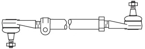 Поперечная рулевая тяга FRAP T/501