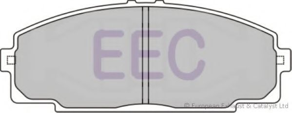 Комплект тормозных колодок, дисковый тормоз EEC BRP0835