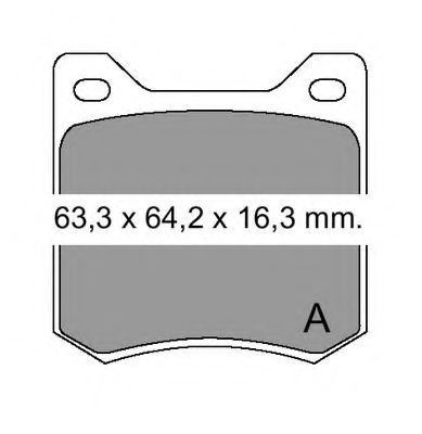 Комплект тормозных колодок, дисковый тормоз VEMA 830760