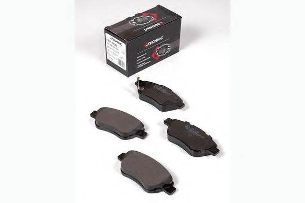 Комплект тормозных колодок, дисковый тормоз PROTECHNIC PRP1108