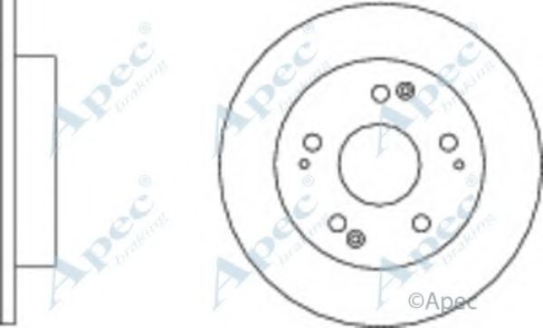 Тормозной диск APEC braking DSK2791