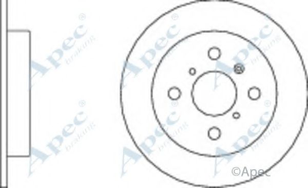Тормозной диск APEC braking DSK321