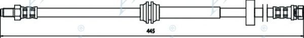 Тормозной шланг APEC braking HOS3395