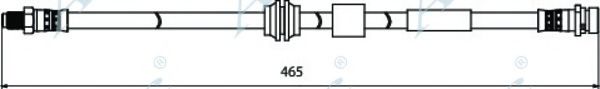 Тормозной шланг APEC braking HOS3929