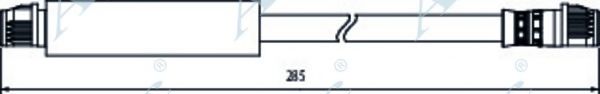 Тормозной шланг APEC braking HOS3965