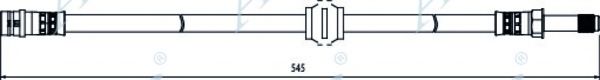 Тормозной шланг APEC braking HOS4044