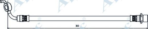 Тормозной шланг APEC braking HOS4128