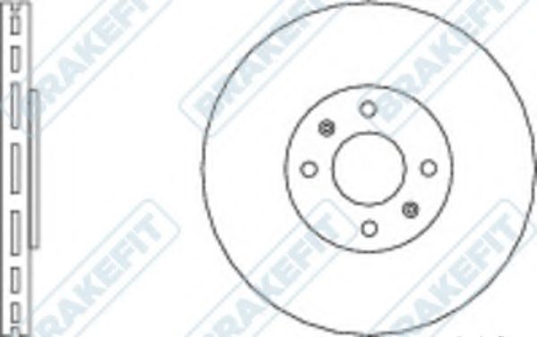 Тормозной диск APEC braking DK6213