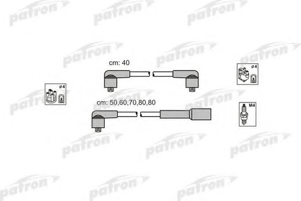 Комплект проводов зажигания PATRON PSCI1010