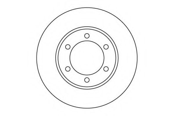 Тормозной диск MOTAQUIP LVBD1070Z