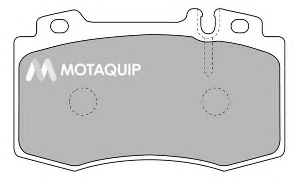 Комплект тормозных колодок, дисковый тормоз MOTAQUIP LVXL1073
