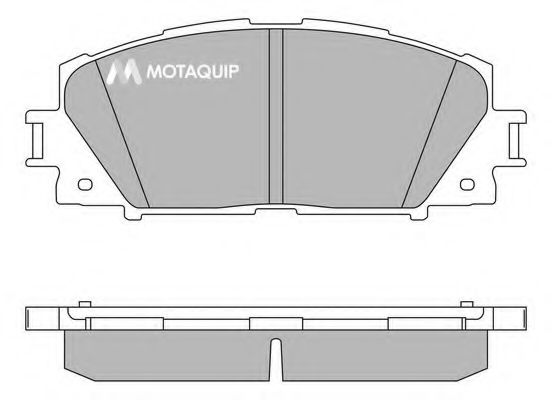 Комплект тормозных колодок, дисковый тормоз MOTAQUIP LVXL1325