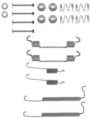 Комплектующие, тормозная колодка HELLA PAGID 8DZ 355 200-811