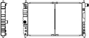 Радиатор, охлаждение двигателя SAKURA  Automotive 1140-0102