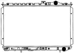 Радиатор, охлаждение двигателя SAKURA  Automotive 1321-0264