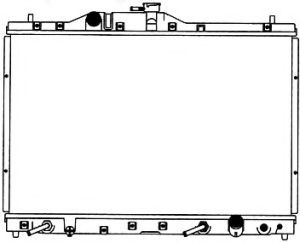 Радиатор, охлаждение двигателя SAKURA  Automotive 2072-1001
