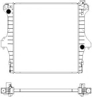 Радиатор, охлаждение двигателя SAKURA  Automotive 3132-8504