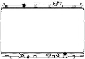 Радиатор, охлаждение двигателя SAKURA  Automotive 3211-1022