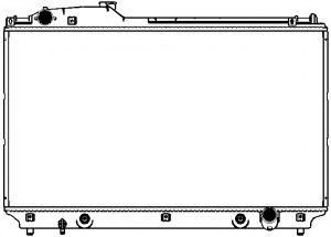Радиатор, охлаждение двигателя SAKURA  Automotive 3271-1004