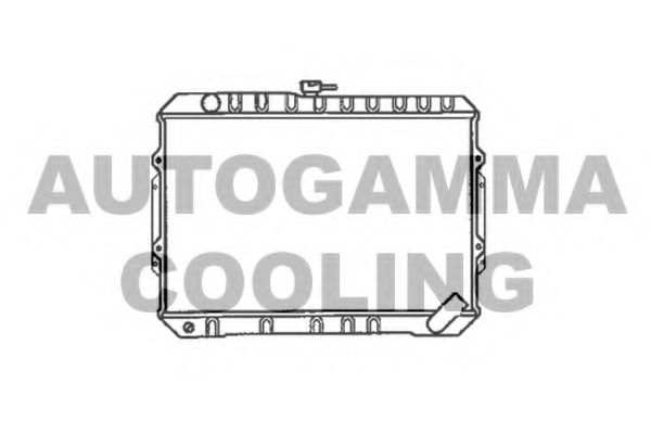 Радиатор, охлаждение двигателя AUTOGAMMA 100595