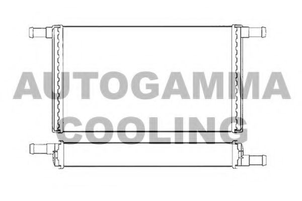 Теплообменник, отопление салона AUTOGAMMA 105556