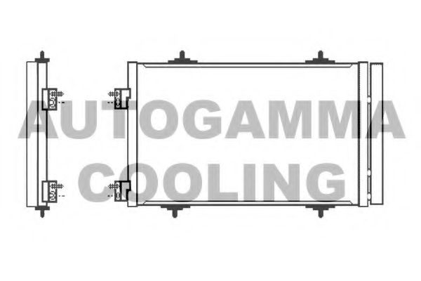 Конденсатор, кондиционер AUTOGAMMA 105584