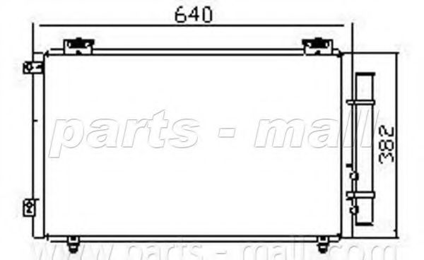 Конденсатор, кондиционер PARTS-MALL PXNCF-007